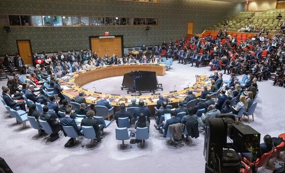 اجتماع مجلس الأمن الدولي بشأن الوضع في الشرق الأوسط، بما في ذلك القضية الفلسطينية.